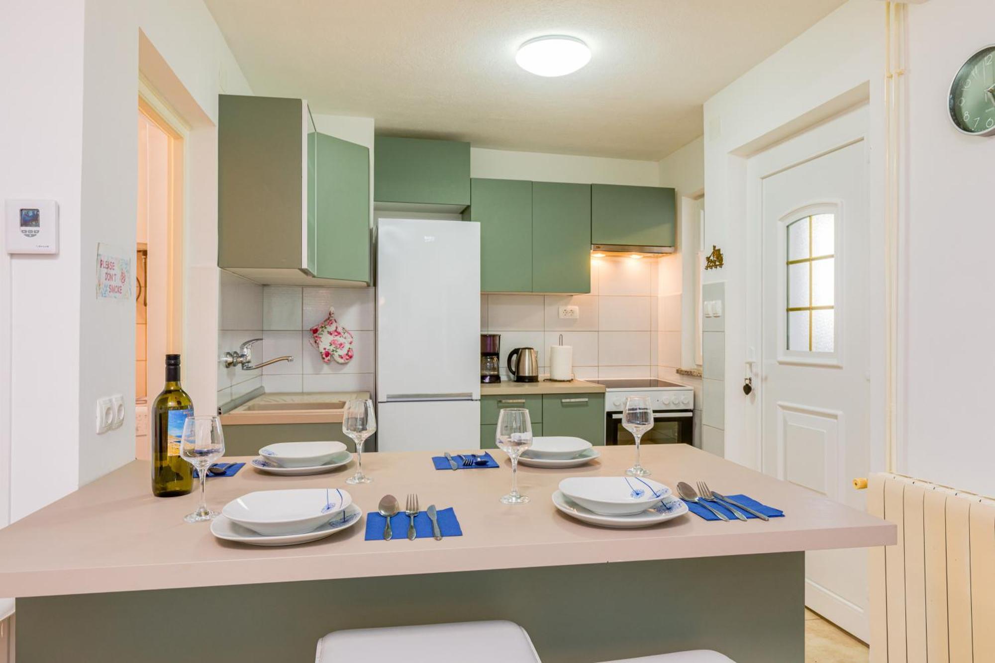 Vida 1floor In The Old Part Of Baska (Krk)